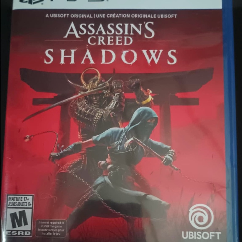 Assassin's Creed Shadows for PlayStation - Red Cover for PS5